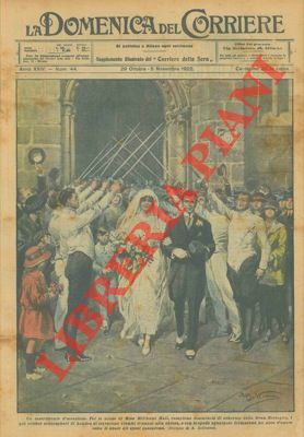 Festeggiamenti con spade sguainate per il matrimonio della campionessa Milicent …