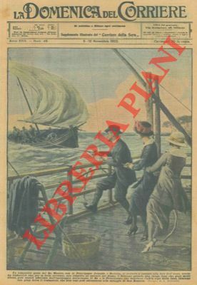 Il Re mentre, con le Principesse Jolanda e Mafalda, si …