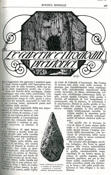 Le caverne e i trogloditi preistorici.