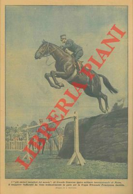 Il maggiore Caffarati ha vinto brillantemente la gara per la …