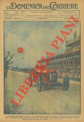 Giuseppe Campari su Alfa Romeo vince la più importante gara …