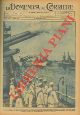 La flotta passata in rivista dal Re. Nel golfo di …