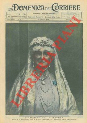 Margherita di Savoia (disegno da una fotografia del 1925).