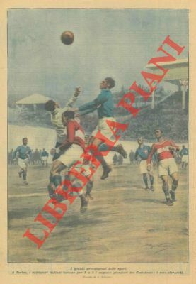 A Torino, i calciatori italiani battono per tre a uno …