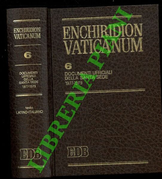 Enchiridion Vaticanum. 6. Documenti ufficiali della Santa Sede 1977-1979.
