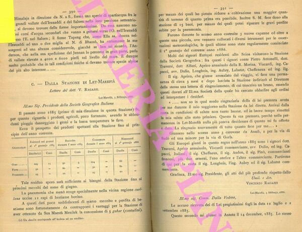 Dalla Stazione di Let-Marefià.