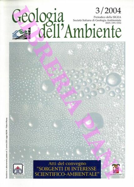 Sorgenti d'interesse scientifico-ambientale. Atti del Convegno.
