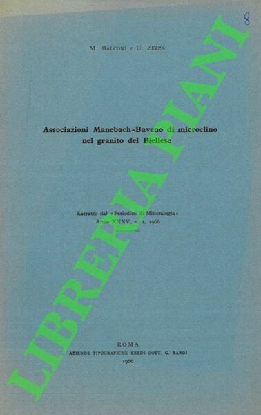 Associazioni Manebach-Baveno di microclino nel granito del Biellese.