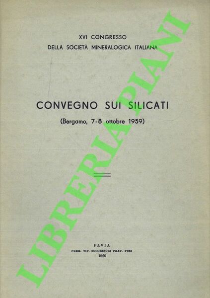 Convegno sui silicati.