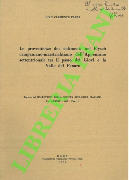 Le provenienze dei sedimenti nel Flysch campaniano-maastrichtiano dell'Appennino settentrionale tra …