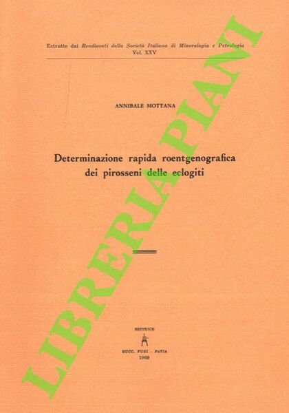 Determinazione rapida roentgenografica dei pirosseni delle eclogiti.