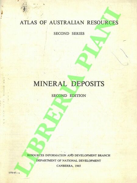 Atlas of Australian Resources. Second Series. Mineral Deposits.