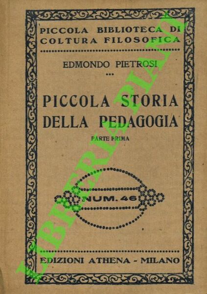 Piccola storia della pedagogia.