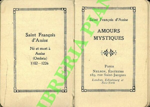 Amours mystiques.