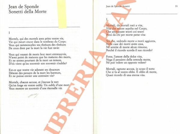 Sonetti della Morte.