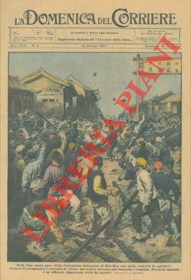 Nella Concessione britannica di Han - Kou, una turba condotta …