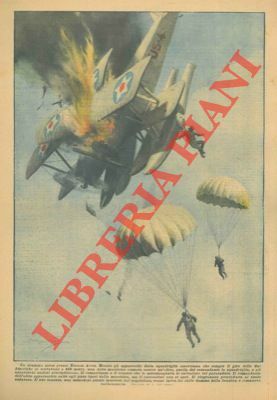 Mentre gli apparecchi della squadriglia americana che compie il giro …