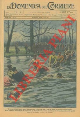 La gara del "tiro alla fune" disputata nelle gelide acque …