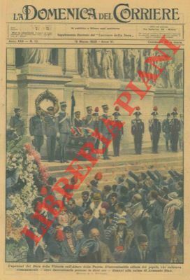 L'apoteosi del Duca della Vittoria sull'Altare della Patria.