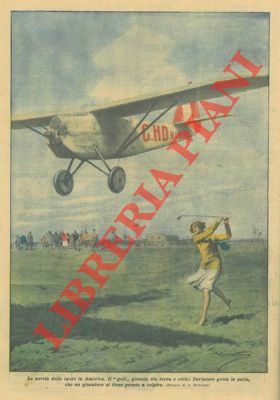 Il "golf" giocato fra terra e cielo: l'aviatore getta la …