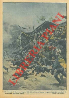 A causa della fitta nebbia due tramway a vapore si …