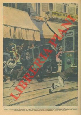 Incidente in pieno corso: un'auto pubblica urtata da un tramwai …