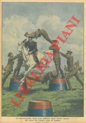 Il singolarissimo salto con il suo cavallo all'interno di un …