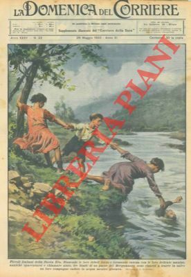 Tre bambini di un paese del bergamasco con le mani …