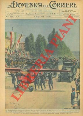 25.000 giovani fascisti milanesi hanno sfilato, innanzi al Duca di …