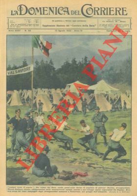 Il campeggio degli Avanguardisti milanesi a Valsaviore, nel gruppo dell'Adamello.