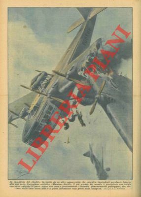 Investito da un altro apparecchio che eseguiva imprudenti acrobazie intorno …