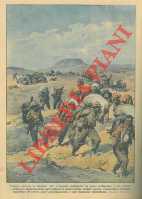 Per trentasei chilometri, in zona caldissima, e su terreno sabbioso, …