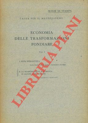 La trasformazione agrumicola in alcune zone siciliane.