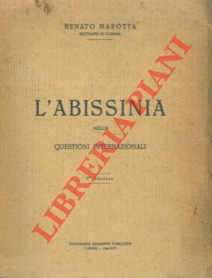 L'Abissinia nelle questioni internazionali.