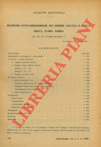 Ricerche tassonomiche sui generi Urginea e Scilla della flora sarda.