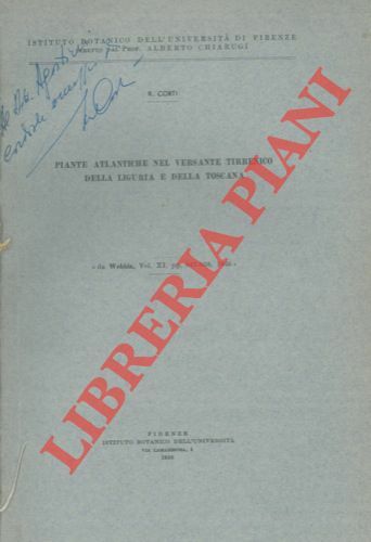 Piante atlantiche nel versante tirrenico della Liguria e della Toscana.