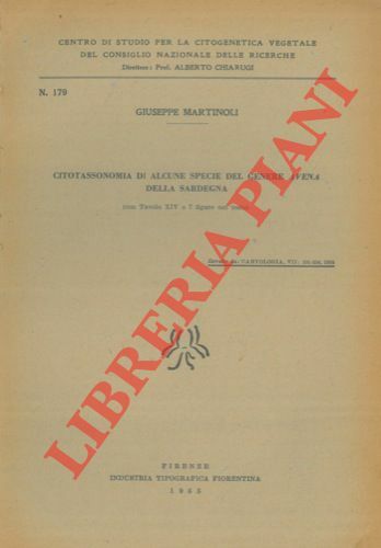 Citotassonomia di alcune specie del genere Avena della Sardegna.