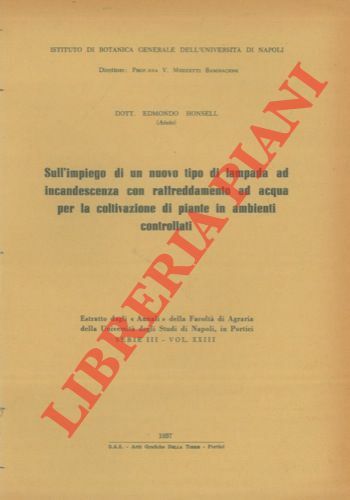 Sull' impiego di un nuovo tipo di lampada ad incandescenza …