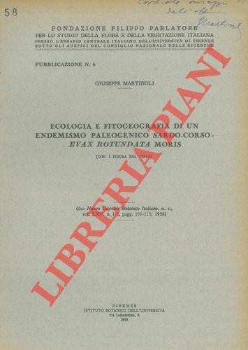 Ecologia e fitogeografia di un endemismo paleogenico sardo-corso: Evax rotundata …