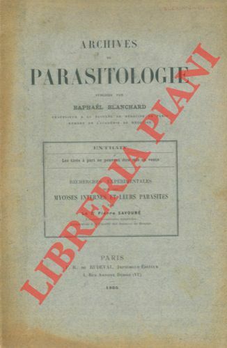 Archives de parasitologie. Recherches expérimentales sur les mycoses internes et …