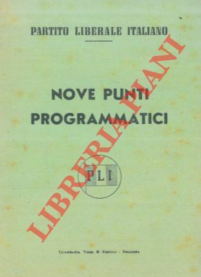 Nove punti programmatici.