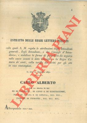 Procedure da seguirsi nelle cause avanti la Regia Camera dei …