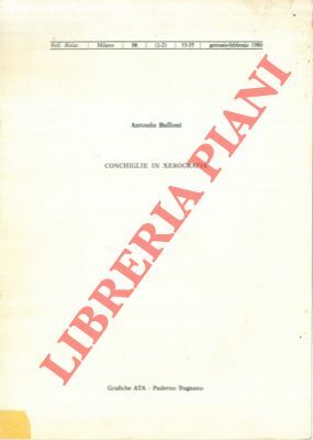 Conchiglie in xerografia.