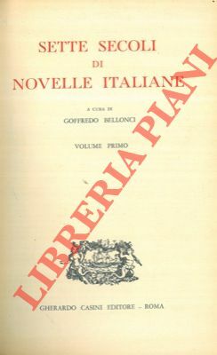 Sette secoli di novelle italiane.