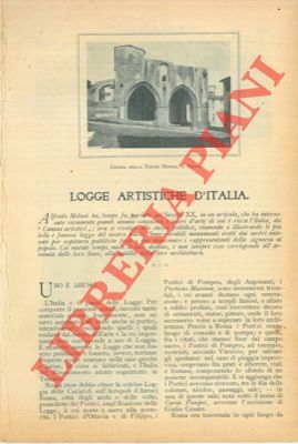 Logge artistiche d'Italia.