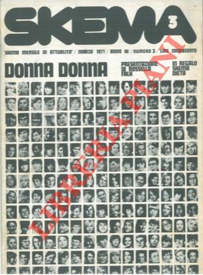 Donna donna. Skema. Numero monografico.