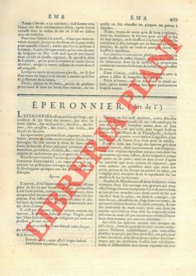 Art de l'éperonnier.