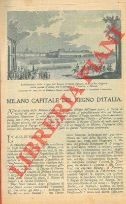 Milano capitale del Regno d'Italia.