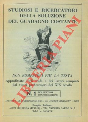 Studiosi e ricercatori della soluzione del guadagno costante non rompetevi …