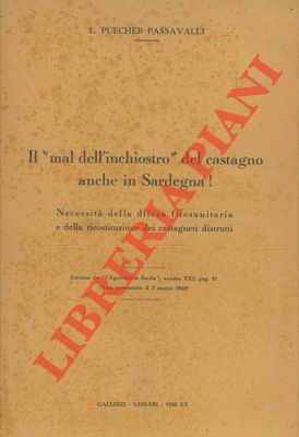 Il 'mal dell'inchiostro' del castagno anche in Sardegna!